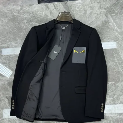 Replica Fendi Jackets Long Sleeved For Men #1430391 $130.00 USD for Wholesale