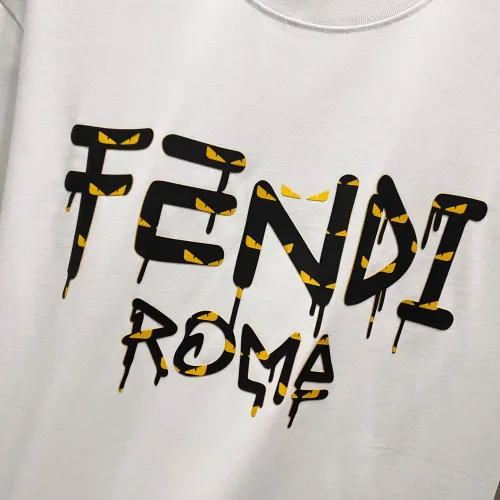 Replica Fendi T-Shirts Short Sleeved For Unisex #1430615 $38.00 USD for Wholesale