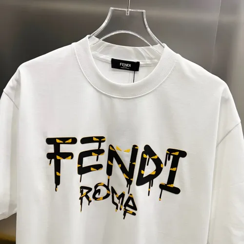 Replica Fendi T-Shirts Short Sleeved For Unisex #1430615 $38.00 USD for Wholesale