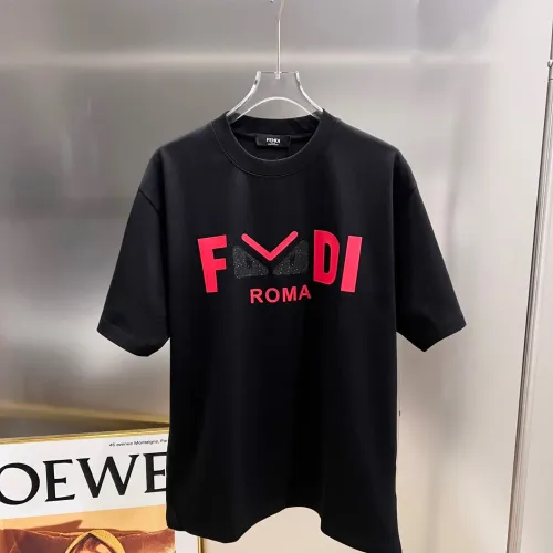 Fendi T-Shirts Short Sleeved For Unisex #1430618 $38.00 USD, Wholesale Replica Fendi T-Shirts