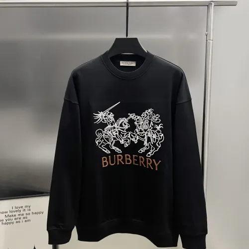 Burberry Hoodies Long Sleeved For Unisex #1430639 $52.00 USD, Wholesale Replica Burberry Hoodies