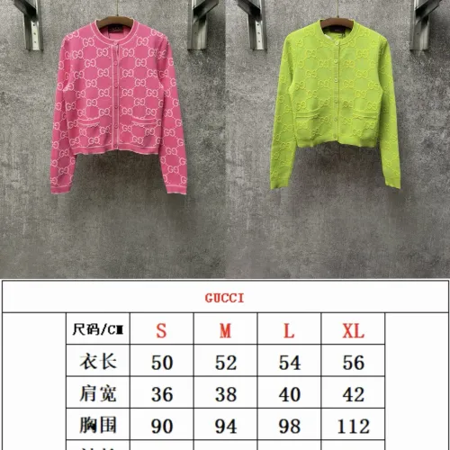 Replica Gucci Sweaters Long Sleeved For Women #1430690 $98.00 USD for Wholesale