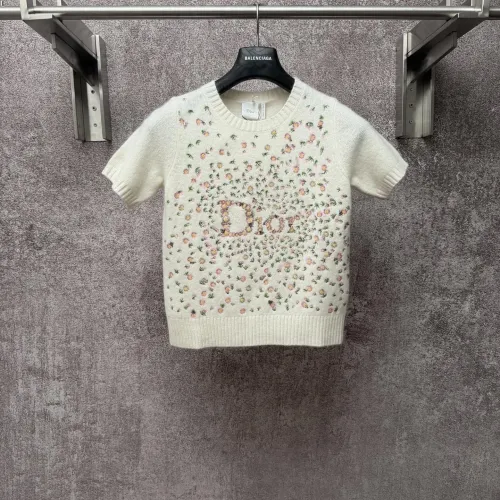 Christian Dior T-Shirts Short Sleeved For Women #1430691 $92.00 USD, Wholesale Replica Christian Dior T-Shirts