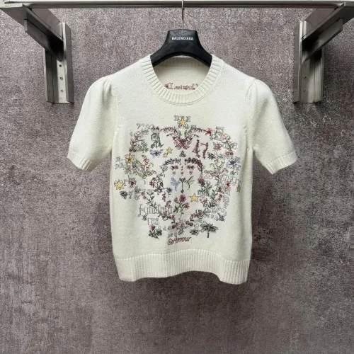 Christian Dior T-Shirts Short Sleeved For Women #1430693 $80.00 USD, Wholesale Replica Christian Dior T-Shirts