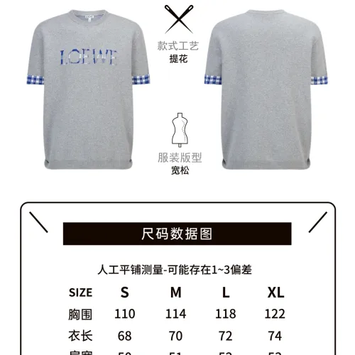 Replica LOEWE T-Shirts Short Sleeved For Unisex #1430726 $80.00 USD for Wholesale