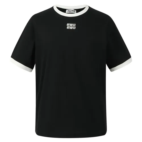 MIU MIU T-Shirts Short Sleeved For Unisex #1430729 $52.00 USD, Wholesale Replica MIU MIU T-Shirts