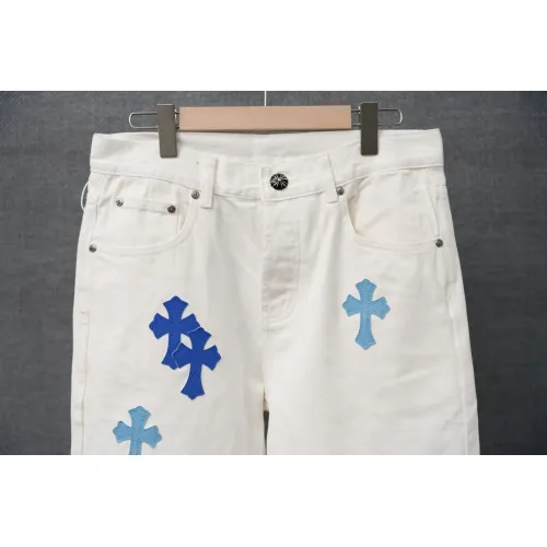 Replica Chrome Hearts Jeans For Men #1430745 $48.00 USD for Wholesale