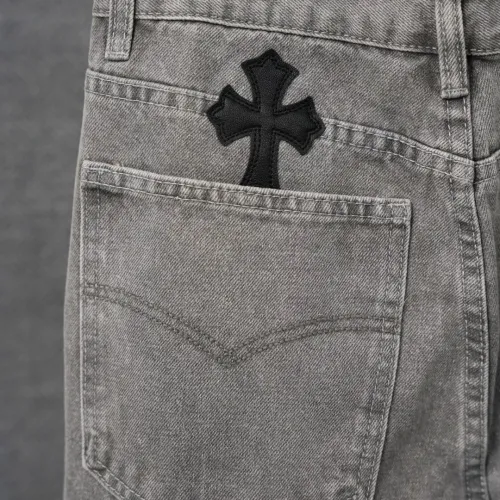 Replica Chrome Hearts Jeans For Men #1430746 $48.00 USD for Wholesale