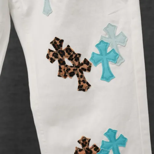 Replica Chrome Hearts Jeans For Men #1430765 $52.00 USD for Wholesale