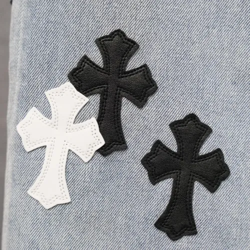 Replica Chrome Hearts Jeans For Men #1430766 $52.00 USD for Wholesale