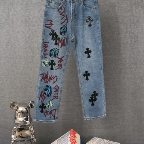 Chrome Hearts Jeans For Men #1430767 $52.00 USD, Wholesale Replica Chrome Hearts Jeans