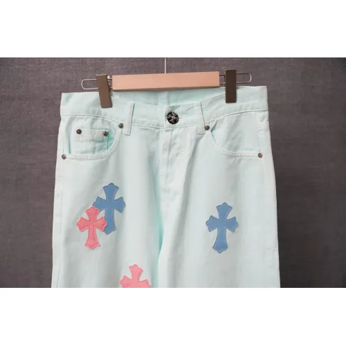 Replica Chrome Hearts Jeans For Men #1430769 $52.00 USD for Wholesale