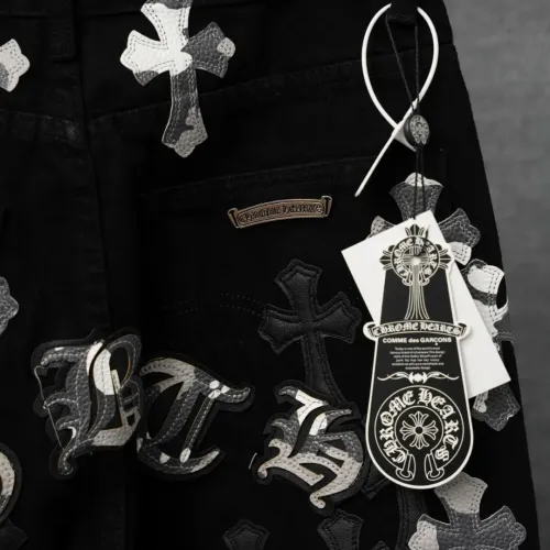 Replica Chrome Hearts Jeans For Men #1430770 $52.00 USD for Wholesale