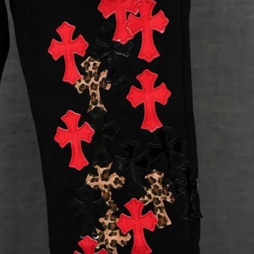 Replica Chrome Hearts Jeans For Men #1430773 $52.00 USD for Wholesale