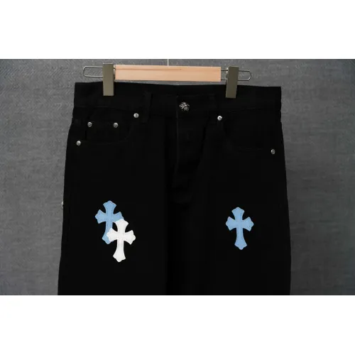 Replica Chrome Hearts Jeans For Men #1430774 $52.00 USD for Wholesale