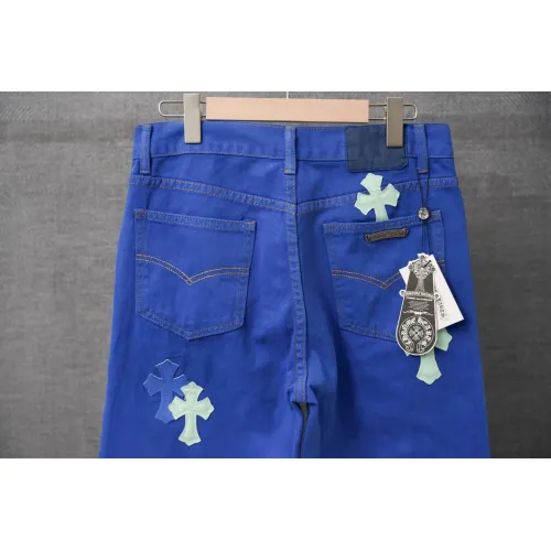 Replica Chrome Hearts Jeans For Men #1430782 $52.00 USD for Wholesale