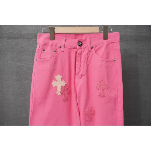 Replica Chrome Hearts Jeans For Men #1430783 $52.00 USD for Wholesale
