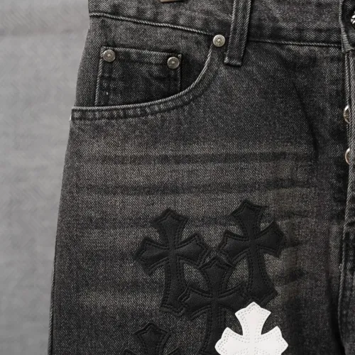 Replica Chrome Hearts Jeans For Men #1430786 $56.00 USD for Wholesale