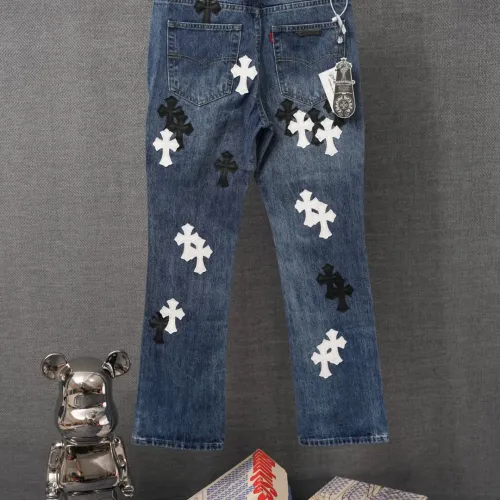 Replica Chrome Hearts Jeans For Men #1430790 $56.00 USD for Wholesale