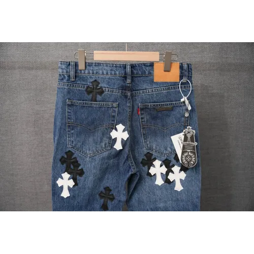 Replica Chrome Hearts Jeans For Men #1430790 $56.00 USD for Wholesale