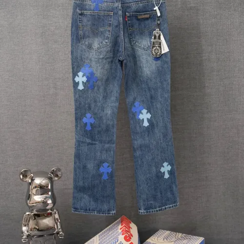Replica Chrome Hearts Jeans For Men #1430793 $56.00 USD for Wholesale