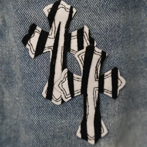 Replica Chrome Hearts Jeans For Men #1430795 $56.00 USD for Wholesale