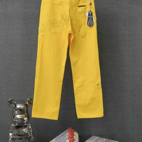 Replica Chrome Hearts Jeans For Men #1430797 $56.00 USD for Wholesale