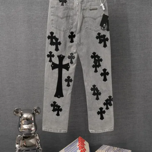 Replica Chrome Hearts Jeans For Men #1430799 $56.00 USD for Wholesale