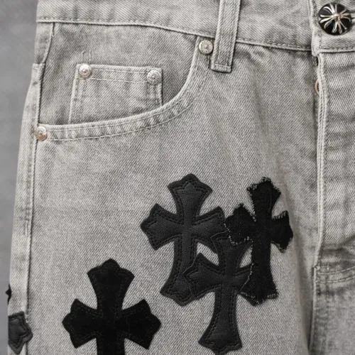 Replica Chrome Hearts Jeans For Men #1430799 $56.00 USD for Wholesale