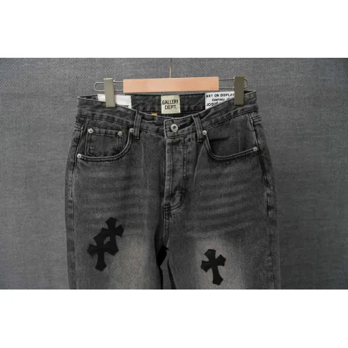 Replica Chrome Hearts Jeans For Men #1430814 $52.00 USD for Wholesale