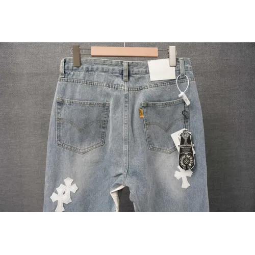 Replica Chrome Hearts Jeans For Men #1430815 $52.00 USD for Wholesale