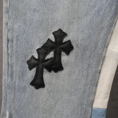 Replica Chrome Hearts Jeans For Men #1430816 $52.00 USD for Wholesale