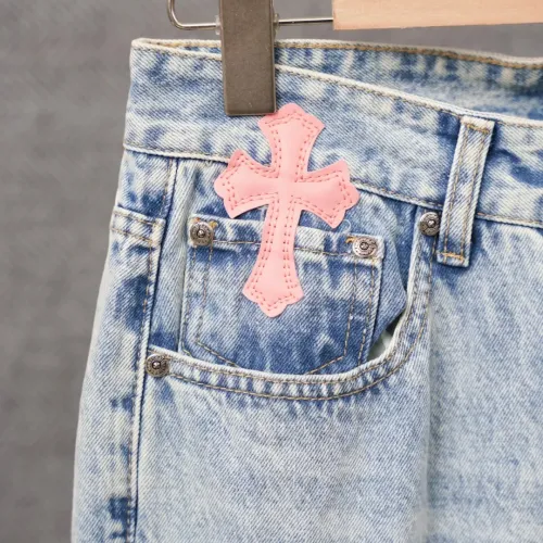 Replica Chrome Hearts Jeans For Men #1430817 $56.00 USD for Wholesale