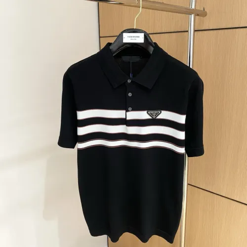 Prada T-Shirts Short Sleeved For Men #1430952 $56.00 USD, Wholesale Replica Prada T-Shirts