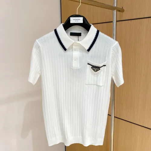 Prada T-Shirts Short Sleeved For Men #1430955 $56.00 USD, Wholesale Replica Prada T-Shirts