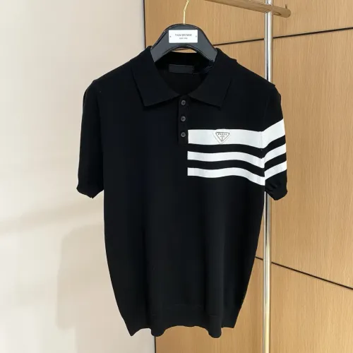Prada T-Shirts Short Sleeved For Men #1430964 $56.00 USD, Wholesale Replica Prada T-Shirts