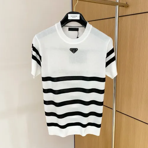 Prada T-Shirts Short Sleeved For Men #1430965 $52.00 USD, Wholesale Replica Prada T-Shirts
