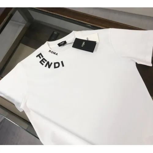 Replica Fendi T-Shirts Short Sleeved For Unisex #1431134 $34.00 USD for Wholesale