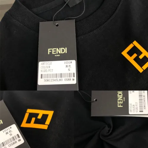 Replica Fendi T-Shirts Short Sleeved For Unisex #1431138 $34.00 USD for Wholesale