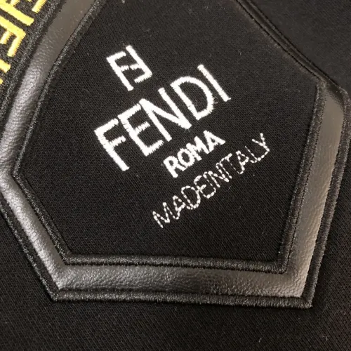 Replica Fendi Hoodies Long Sleeved For Unisex #1431228 $42.00 USD for Wholesale
