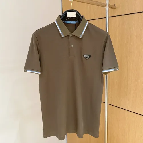 Prada T-Shirts Short Sleeved For Men #1431404 $48.00 USD, Wholesale Replica Prada T-Shirts