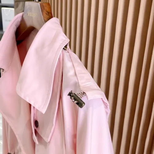 Replica Burberry Trench Coat Long Sleeved For Women #1431444 $132.00 USD for Wholesale