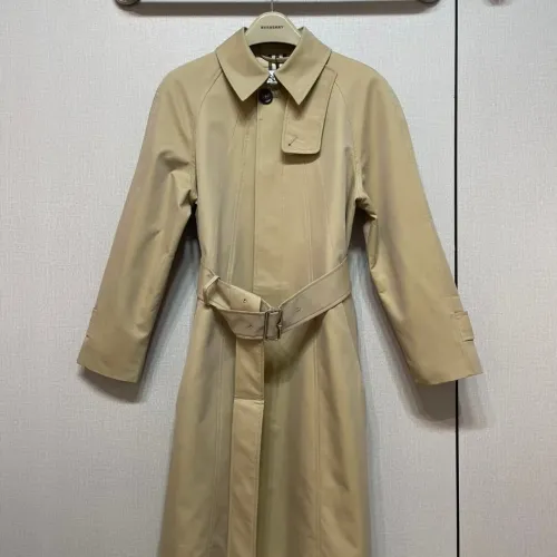 Burberry Trench Coat Long Sleeved For Women #1431463 $162.00 USD, Wholesale Replica Burberry Trench Coat