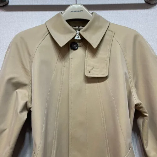 Replica Burberry Trench Coat Long Sleeved For Women #1431463 $162.00 USD for Wholesale