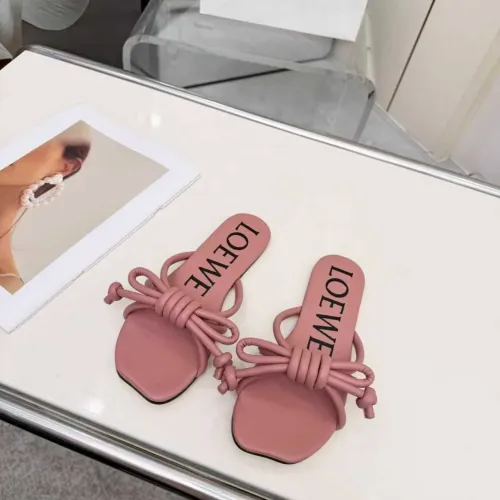 Replica LOEWE Slippers For Women #1431770 $76.00 USD for Wholesale