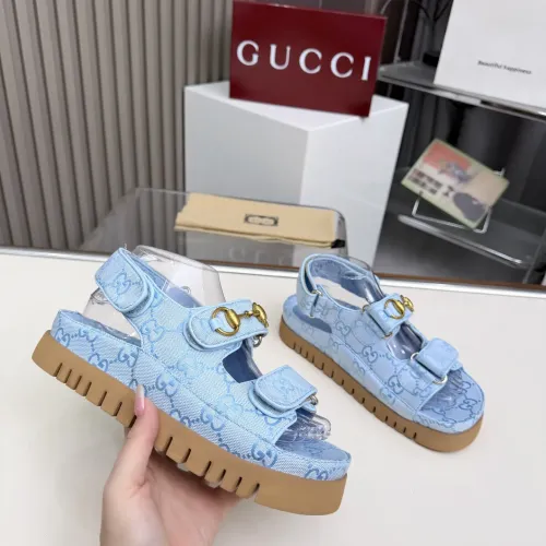 Replica Gucci Sandal For Men #1431801 $85.00 USD for Wholesale