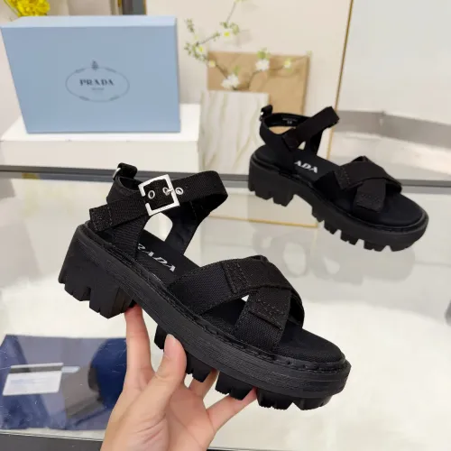 Replica Prada Sandal For Women #1431831 $98.00 USD for Wholesale