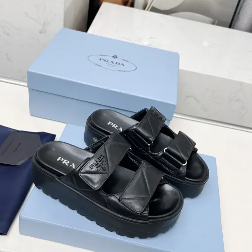 Prada Slippers For Women #1431861 $96.00 USD, Wholesale Replica Prada Slippers