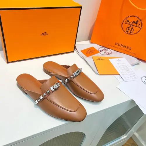 Replica Hermes Slippers For Women #1431894 $100.00 USD for Wholesale