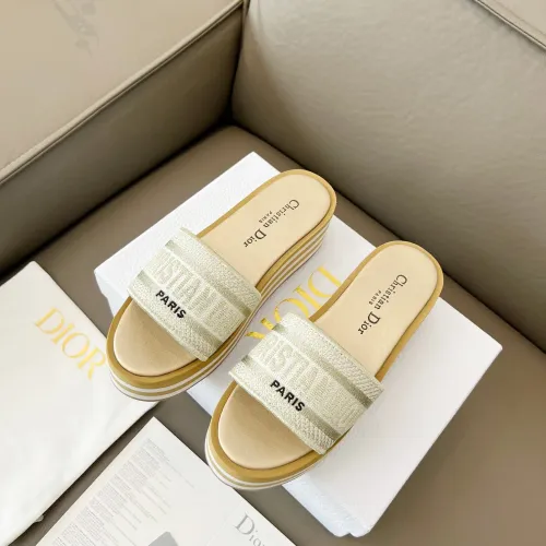 Replica Christian Dior Slippers For Women #1431899 $85.00 USD for Wholesale